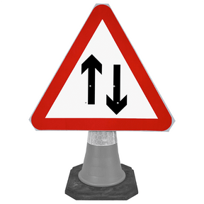 traffic-cone-road-mounted-signs-signage-warning-symbols-caution-directional-constuction-hazard-roadway-motorway-custom-roadwork-heavy-duty-reflective-caution-site-pedestrian-safety-plastic-portable-stackable-highway-uk
