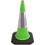Green 750mm 2-Piece Traffic Cone