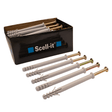 Universal fixing bolts packed in a Scell-it trade box, plugs and screws visible