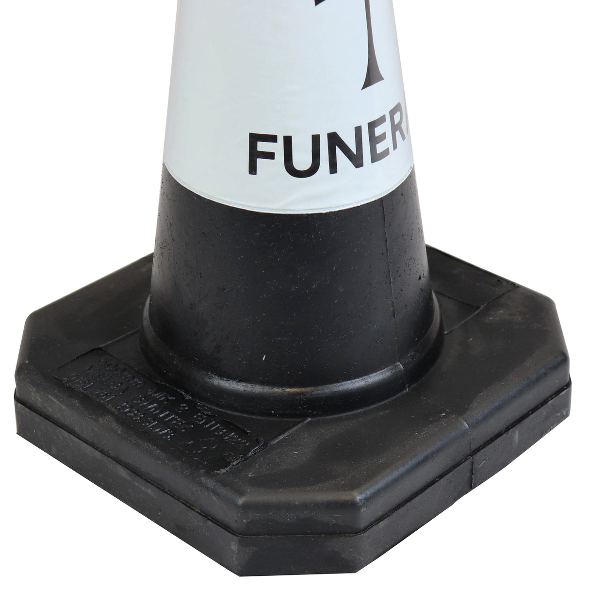 Black 500mm Funeral Cone Street Solutions 5