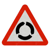 Roundabout Ahead Sign Face