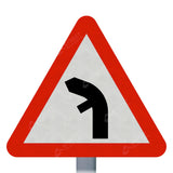 Left Bend Sign Face 