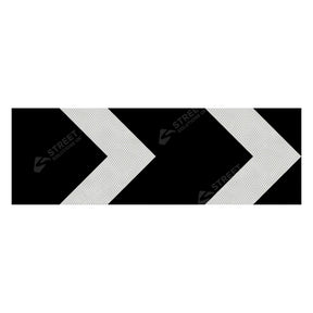 515 Black & White Chevron Sign Face | Post & Wall Mounted