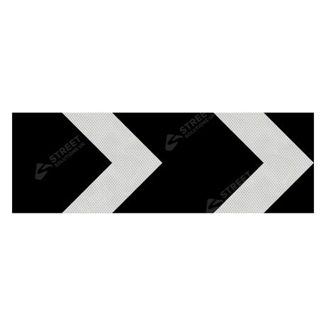 515 Black & White Chevron Sign Face | Post & Wall Mounted