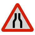 Road Narrows Both Ways Sign Face