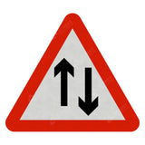 Two Way Traffic Sign Face