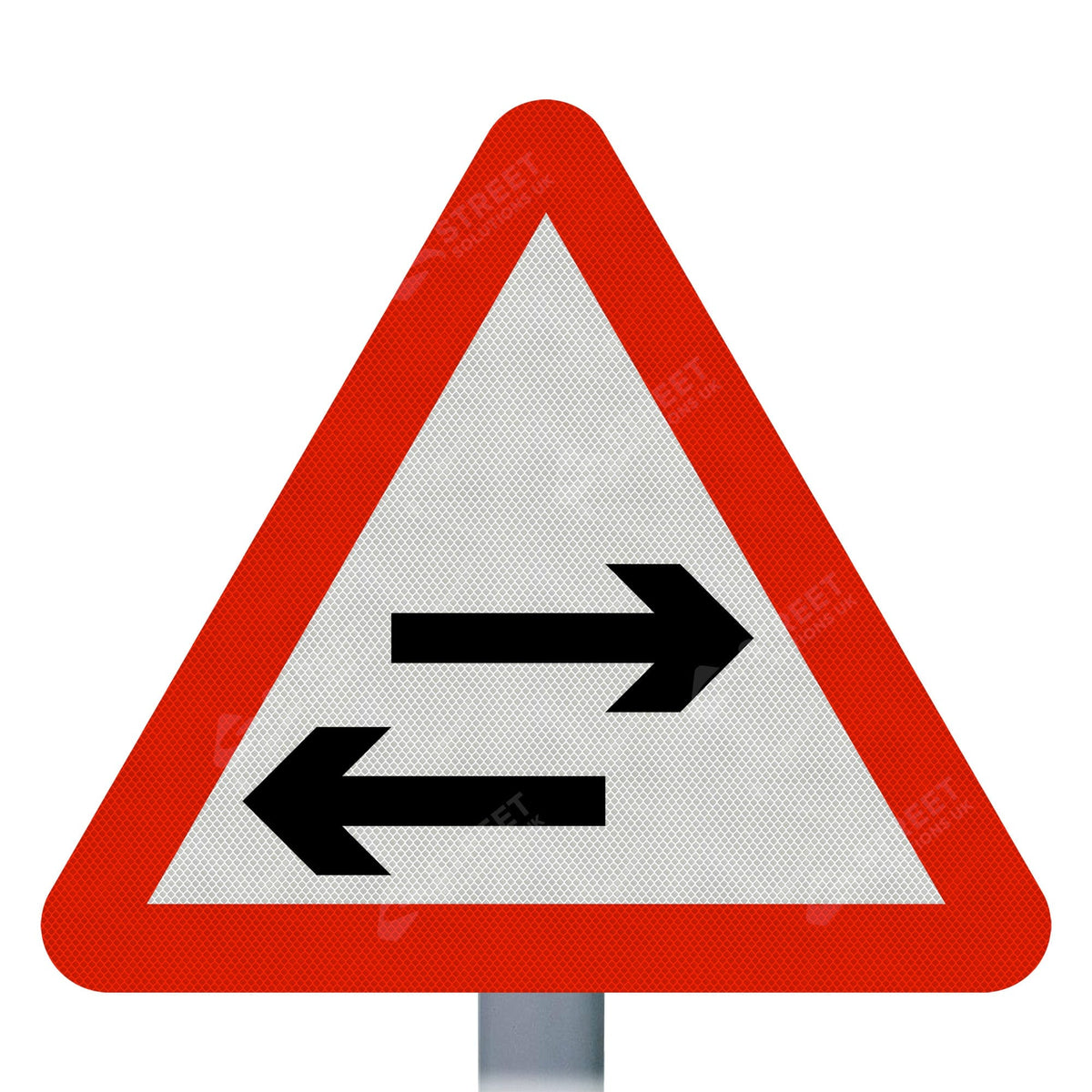 522 Two-Way Traffic Crossing Ahead Sign | Road Signs | SSUK