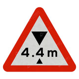 530v Available Headroom Metric Sign Face | Post & Wall Mounted street road highway public and private signage