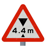 530v Available Headroom Metric Sign Face | Post & Wall Mounted street road highway public and private signage
