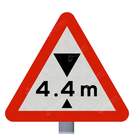 530v Available Headroom Metric Sign Face | Post & Wall Mounted street road highway public and private signage