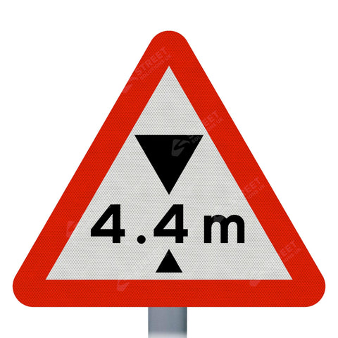 530v Available Headroom Metric Sign Face | Post & Wall Mounted street road highway public and private signage