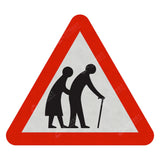 544-2 Elderly People Road Sign Face Only