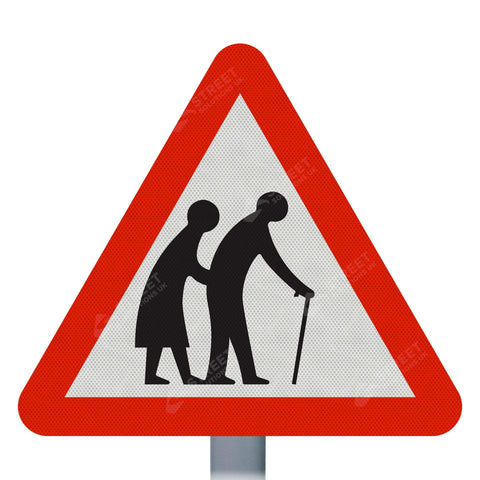 544.2 Elderly People Road Sign Face Only