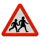 545 Children In The Road Sign Face Only