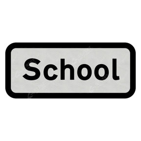 School Plate Sign