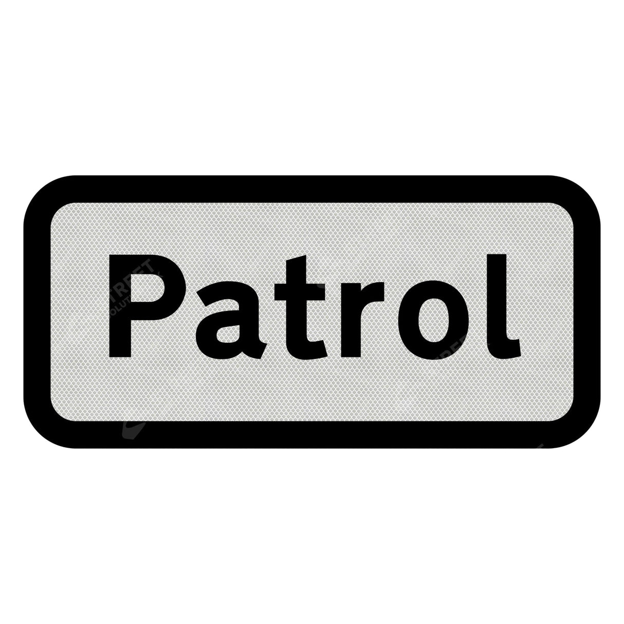 Supplementary Plate Sign Face