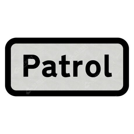 Supplementary Plate Sign Face