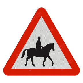 Horses Road Sign Face