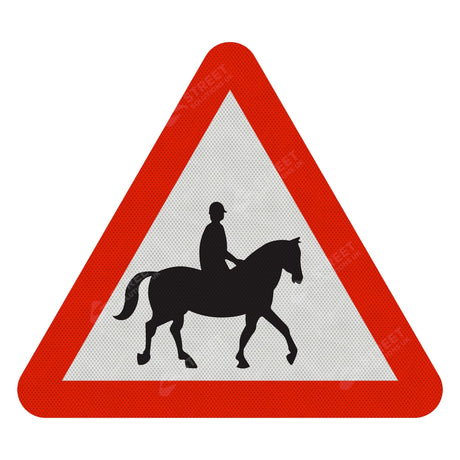 Horses Road Sign Face