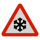 554-2 Risk Of Ice Ahead Sign Face Only
