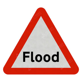Flood Road Sign Face