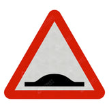 Speed Bumps Ahead Sign Face