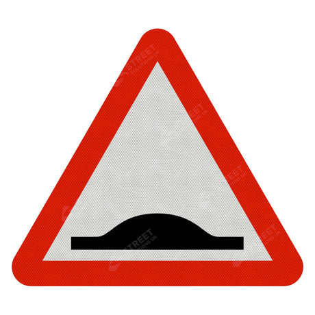Speed Bumps Ahead Sign Face
