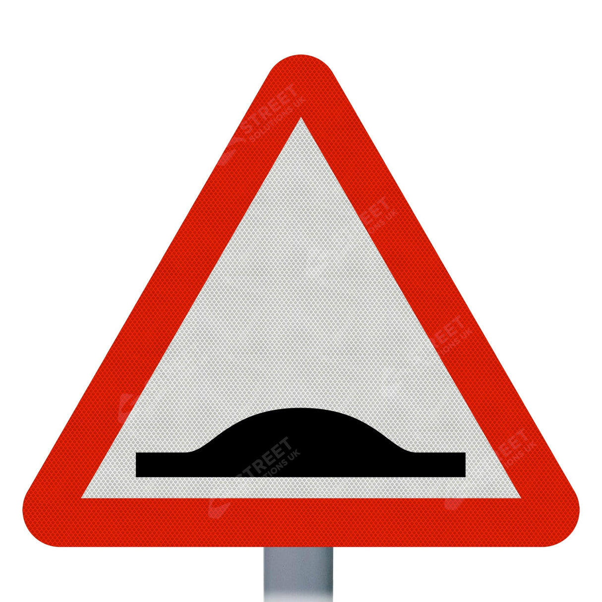 Speed Bumps Ahead Sign Face