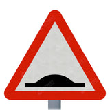 Speed Bumps Ahead Sign Face