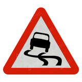 557 Slippery Road Ahead Sign Face | Post & Wall Mounted