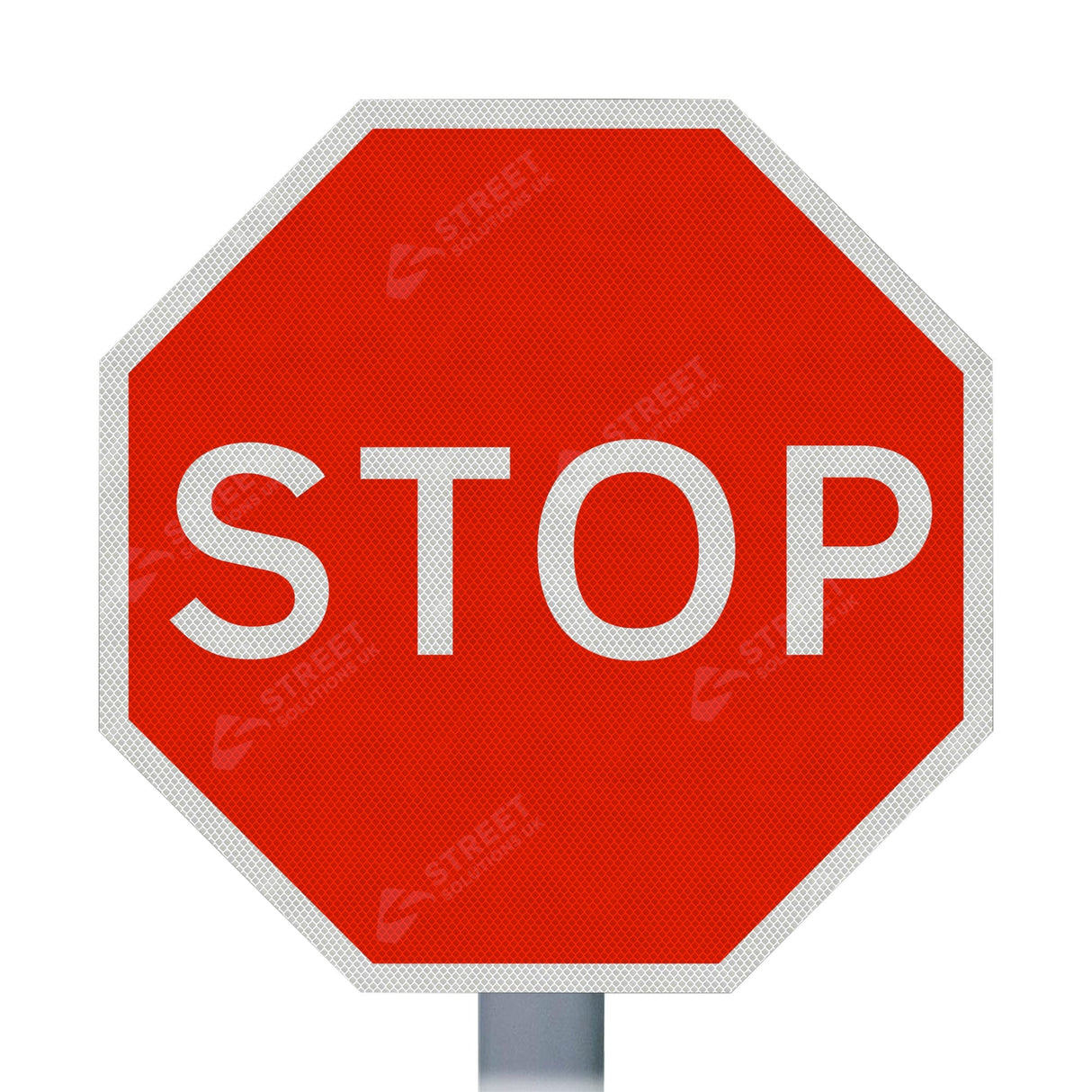 Red STOP Sign Face