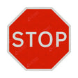 Red STOP Sign Face