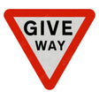 Give Way Sign Face