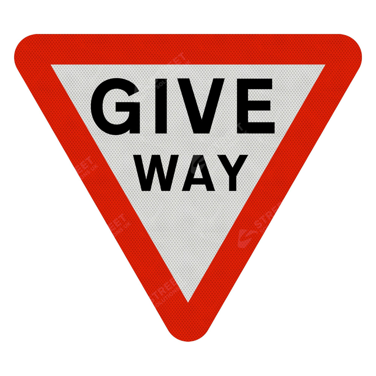 Give Way Sign Face