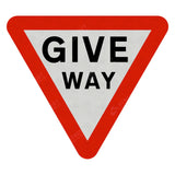 Give Way Sign Face