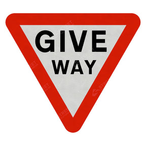 Give Way Sign Face