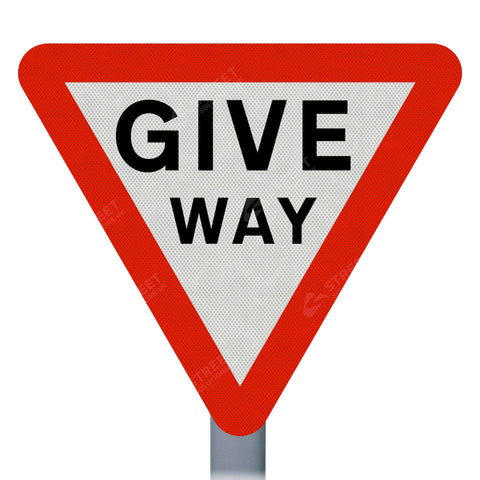 602 Give Way Sign Face | Post & Wall Mounted