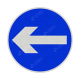 606 One Way Left Sign Face | Post & Wall Mounted