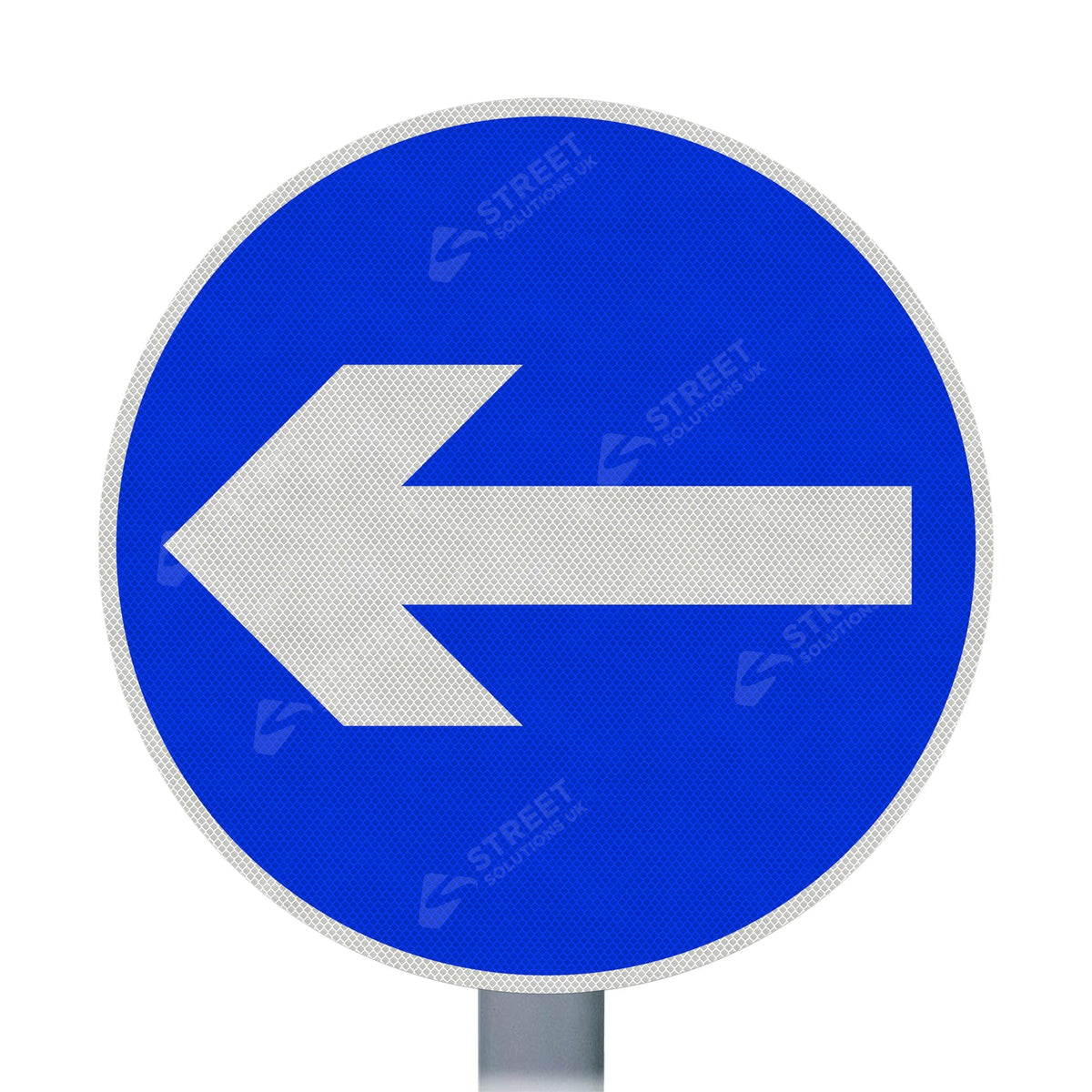 606 One Way Left Sign Face | Post & Wall Mounted | SSUK – Street ...