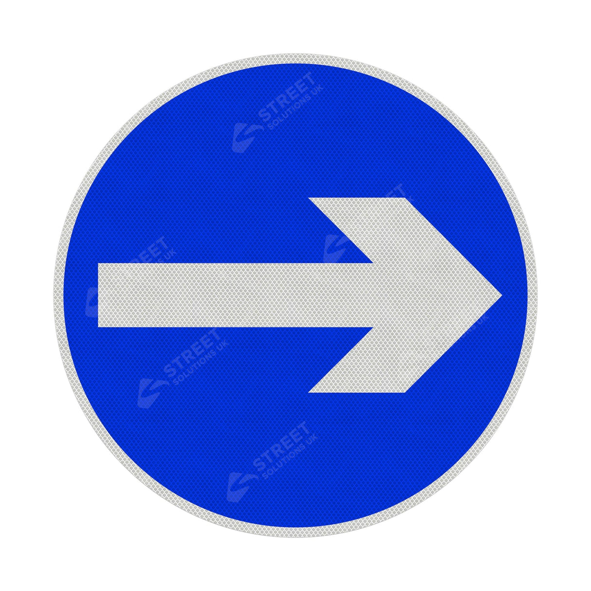 606v One Way Right Sign Face | Post & Wall Mounted