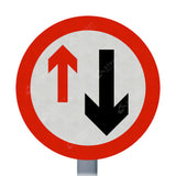 615 Give Way To Oncoming Vehicles Sign Face | Post & Wall Mounted
