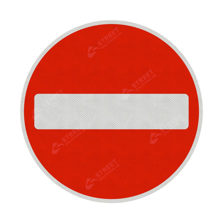 No Entry Sign Face