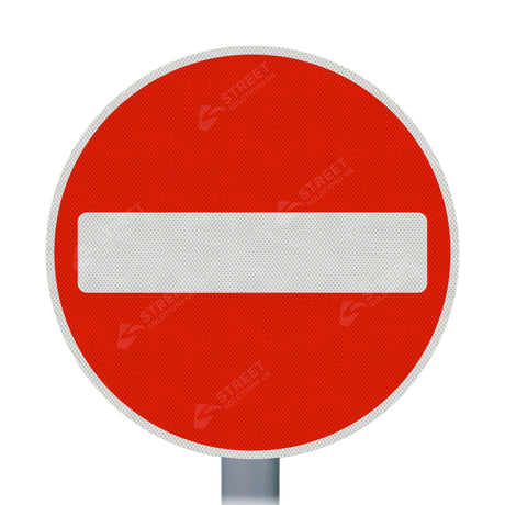 No Entry Sign Face