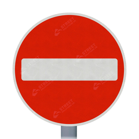 616 No Entry Sign Face | Post & Wall Mounted