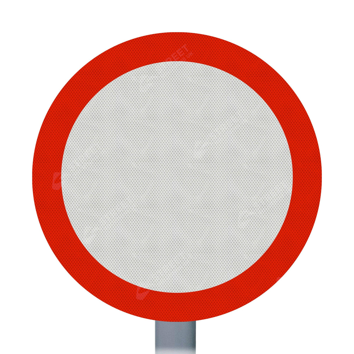 Vehicles Prohibited Sign Face