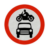 619 No Motorised Vehicles Sign Face | Post & Wall Mounted