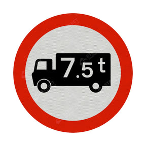 622.1A Vehicle Weight Limit Permanent Post Mounted Sign Face | Post & Wall Mounted street road highway public and private