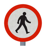 625.1 Walking Access Prohibited Sign Face | Post & Wall Mounted