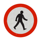 625.1 Walking Access Prohibited Sign Face | Post & Wall Mounted