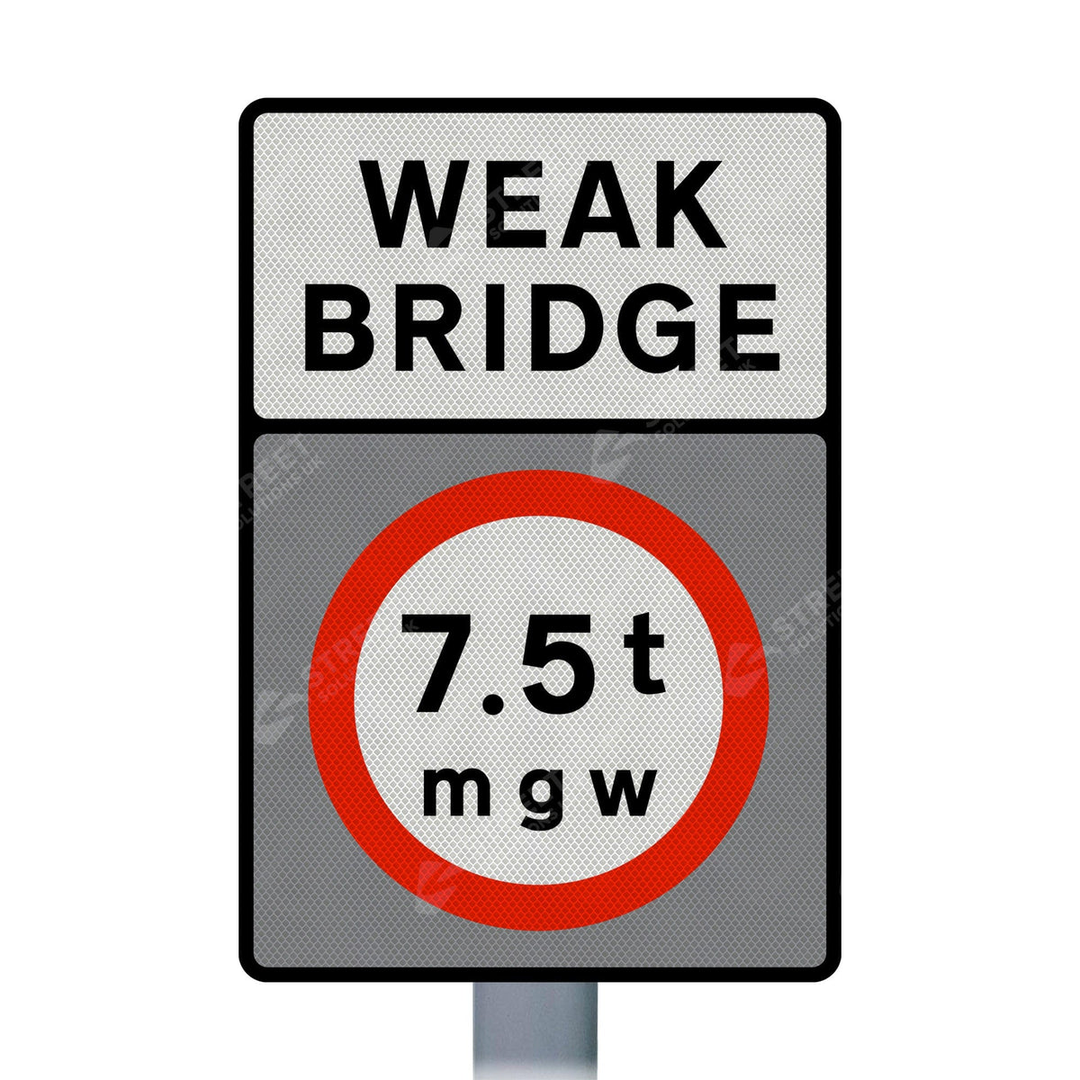 626-2a Weak Bridge Vehicles Exceeding | Road Signs | SSUK
